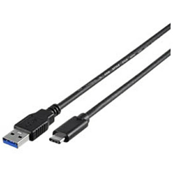 BUFFALO｜バッファロー USB-A ⇔ USB-Cケーブル 充電 /転送 /0.5m /USB3.1 Gen1 ブラック BSUAC31105BK【rb_ cable_cpn】