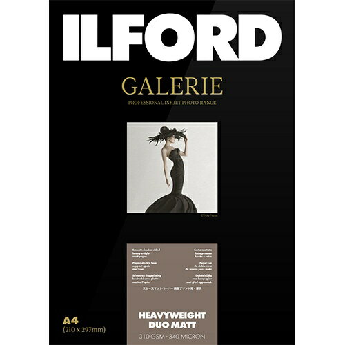 楽天楽天ビック（ビックカメラ×楽天）イルフォード｜ILFORD ギャラリープレステージ ヘビーウェイトデュオマット 340μm （A4サイズ・50枚）　422136[422136ヘビーウェイトデュオマッ]