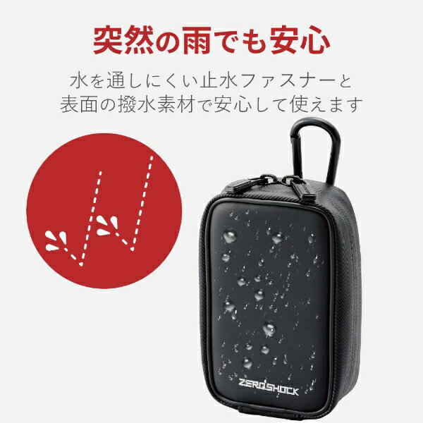 ELECOM�å��쥳�� �ǥ����륫��饱������ZEROSHOCK�ɡ�M���������֥�å��ˡ�ZSB-DG014BK[ZSBDG014BK]
