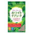 栄養機能食品（n-3系脂肪酸）で、食物繊維やアミノ酸、ミネラルやビタミンを豊富に含む話題のスーパーフードです。無味無臭でスムージーやジュースに混ぜたり、サラダやヨーグルトのトッピングなどに、食欲を減退させない”ホワイト”なので美味しく召しあがれます。水分を吸収して約14倍に膨張しますので、満腹感が得られ腹持ちがよくダイエットの味方です。【栄養機能食品】n-3脂肪酸は皮膚の健康維持を助ける栄養素です。水分を吸収したチアシードにより水分が腸までゆっくりと運ばれ、ゆっくりと吸収されるので、熱中症対策にも使用できます。【成分】【1日目安量10gあたり】＜栄養成分表示＞エネルギー： 45.7kal、たんぱく質： 2.0g、脂質： 3.3g、炭水化物： 3.5g、ナトリウム： 0mg ＜その他の成分＞飽和脂肪酸： 0.36g、n-3系脂肪酸： 1.82g、n-6系脂肪酸： 0.61g、糖質： 0.5g、食物繊維： 3.0g ----------------------------------------------------------------------------広告文責：株式会社ビックカメラ楽天　050-3146-7081メーカー：サンヘルス商品区分：健康食品----------------------------------------------------------------------------