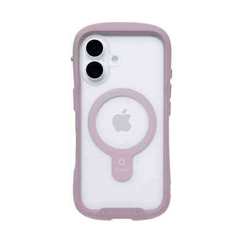 【2026年09月11日発売予定】HAMEE　［iPhone 16専用］iFace Reflection MagSynq 強化ガラスクリアケース iFace ラベンダー　41-196032