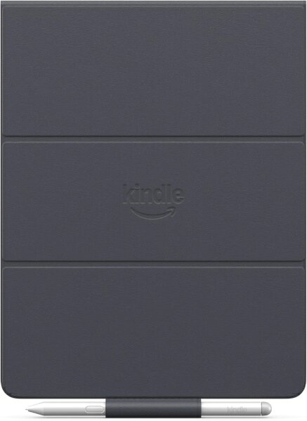 2026年発売Kindle Scribe専用設計の純正折りたたみ植物性レザーカバー柔らかくしなやかな植物性レザーの質感が特長で、サステナビリティを考慮した設計です。改良されたふかふかのマイクロファイバー内装が画面を傷から守ります。■スリムな設計でしっかり固定新しい強力なマグネットでデバイスをスリムな折りたたみカバーにしっかりと固定でき、長時間でも快適にお使いいただけます。■便利な2段階スタンド機能フロントカバーがそのままスタンドに早変わり。低めと高めの2段階の角度が選べるので、デバイスを手に持つことなく快適に読書を楽しめます。■スタイラスペンの簡単装着スタイラスペンホルダーはKindle Scribe ペンを固定できます。Kindle Scribe本体の側面にマグネットで取り付けることもできます。■自動スリープ対応カバーの開閉だけで端末が自動的にスリープ・スリープ解除。マグネットで固定されるためしっかり閉まります。※本製品は2026年発売のKindle Scribeシリーズ専用です。Kindle Scribe (2024年発売・2022年発売) には対応しておりません。