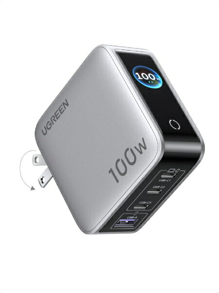 UGREEN Nexode Pro タッチスクリーン搭載 100W 急速充電器 95405B