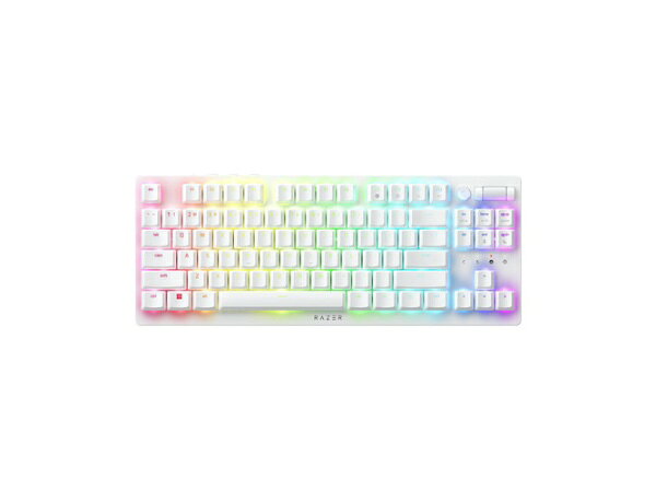 RAZER DeathStalker V2 Pro Tenkeyless - Wireless Low Profile Optical Gaming Keyboard (Linear Red Switch) - White Edition - US Layout - World Packaging ホワイト RZ03-04373500-R3M1 [有線・ワイヤレス /英語配列]