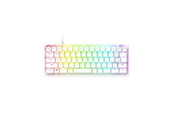 RAZER Huntsman V3 Pro Mini - 60% Analog Optical Esports Keyboard - White Edition - JAPANESE Layout ホワイト RZ03-04991900-R3J1 [有線 /日本語配列]