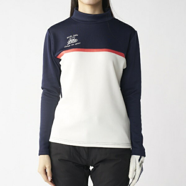 フィラゴルフ｜FILA GOLF レディース 長袖モックネックシャツ ホワイト 796502 [レ...