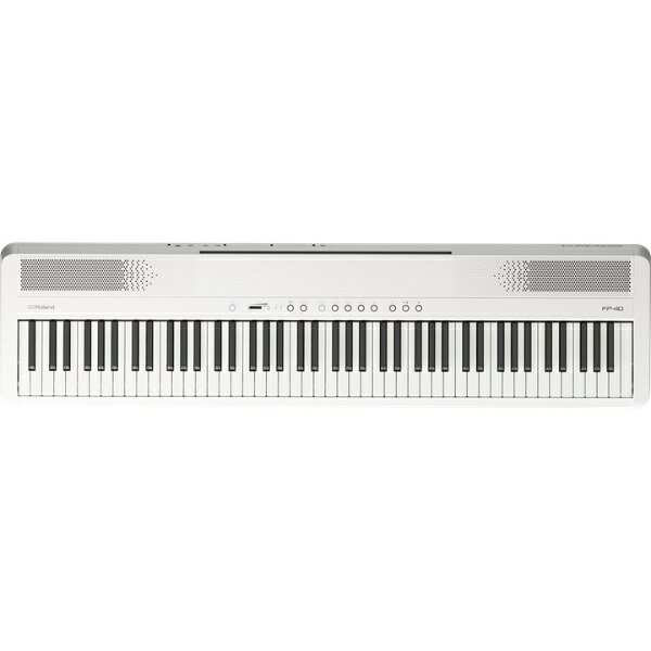 Roland｜ローランド ローランド　デジタル電子ピアノ　FP-40-WHB（※スタンド別売り） ホワイト FP-40-WHB [88鍵盤]