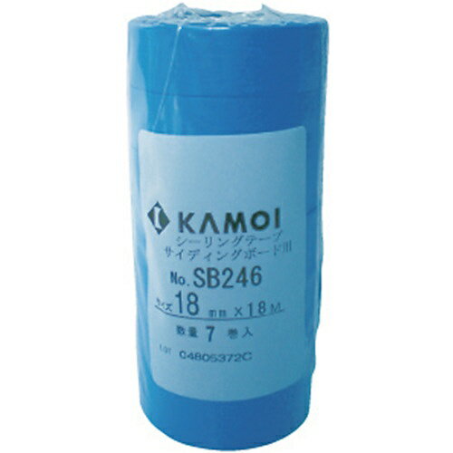 KAMOI�å����ù��� �ޥ����󥰥ơ��ץ����ǥ����� 7��������18mm/Ĺ��18m�� �֥롼 SB246JAN18