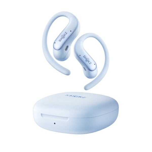 SHOKZ｜ショックス 【特典：キャンバスバッグ付き】完全ワイヤレスイヤホン OpenFit Air 2 アイスブルー SKZ-EP-000077 [ワイヤレス(左右分離) /耳かけ型 /Bluetooth対応]