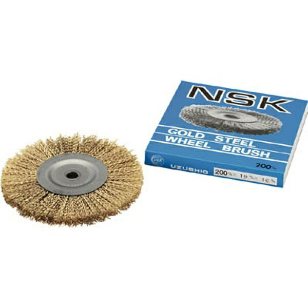 NSK｜日本精工 鋼線ゴールドホイールブラシ W21