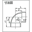 積水化学工業｜SEKISUI DV継手（90°エルボ）DL40　DDL40