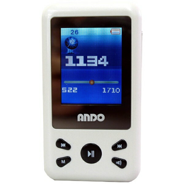 ANDO｜アンドーインターナショナル 携帯ラジオ ホワイト RP12-192DV [AM/FM][RP12192DV]