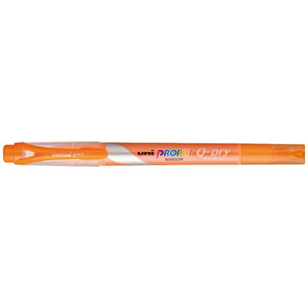 三菱鉛筆｜MITSUBISHI PENCIL 蛍光ペン プロパス ウインドウ クイックドライ （オレンジ） PUS138T.4