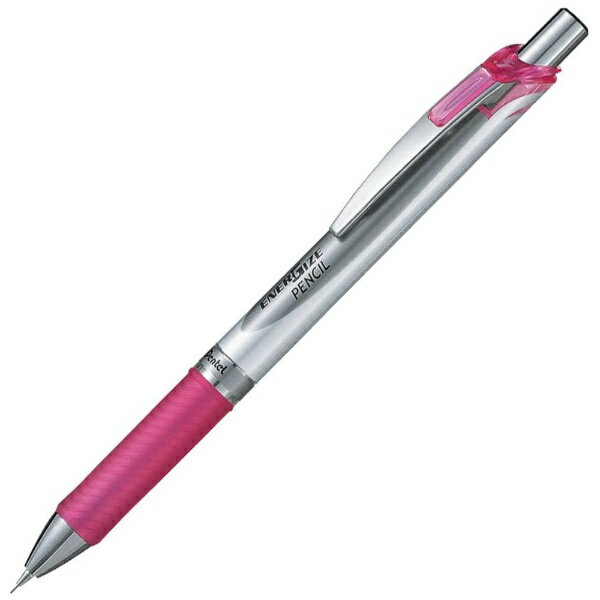 ぺんてる｜Pentel エナージェルエックス シャープペンシル(シャーペン） シルバー　ピンク PL75-P 