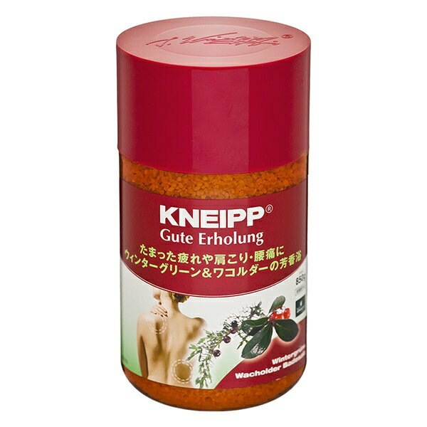 クナイプ クナイプジャパン｜Kneipp Japan KNEIPP（クナイプ）グーテエアホールング バスソルト ウィンターグリーン&ワコルダーの香り 850g〔入浴剤〕