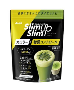 アサヒグループ食品｜Asahi Group Foods Slimup Slim（スリムアップスリム） 酵素+スーパーフード 抹茶ラテ 315g 〔美容・ダイエット〕【代引きの場合】大型商品と同一注文不可・最短日配送