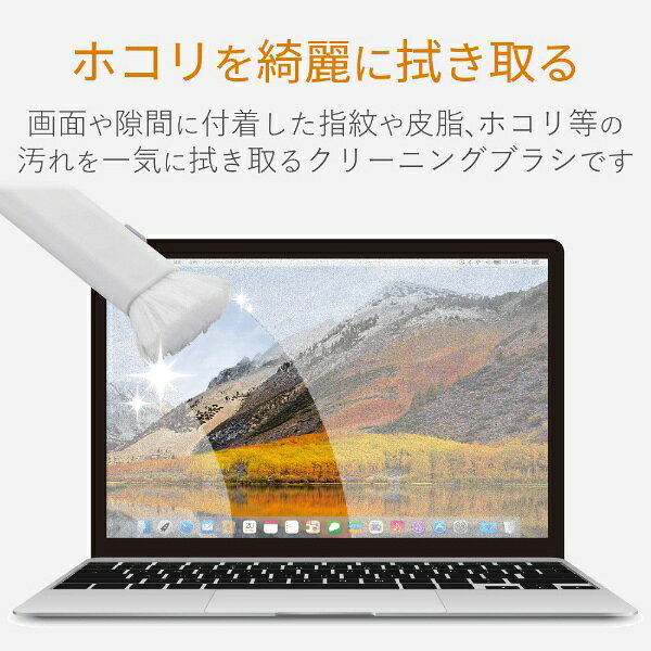 ELECOM｜エレコム クリーニングブラシ [W35xD17xH105〜130] コンパクト収納タイプ ...