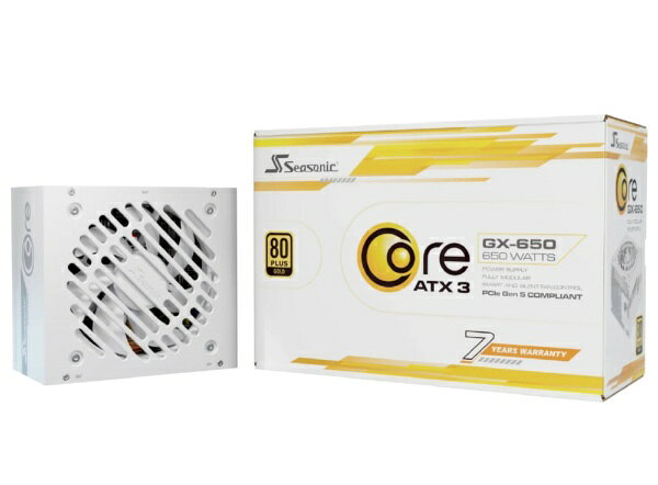 Seasonic Core V2 GX-650 ATX3 White SRP-CGX651-A5A32SF-WH [650W /ATX /80PLUS Gold]