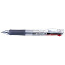 ゼブラ｜ZEBRA [油性ボールペン] クリップ-オンG 4C（4色ボールペン） 透明 （ボール径：0.7mm） B4A3-C その1