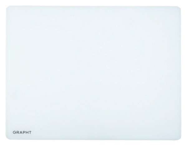 【2026年09月30日発売】 GRAPHT [FPS向けガラスマウスパッド/厚さ1.5mm] THE SHOOTER - Glass Mouse Pad Nexus (White) GRT121-WHT-ONE