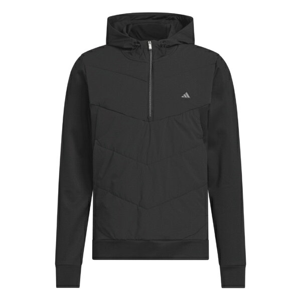アディダス｜adidas メンズ CLIMAWARM+ 撥水 防風 ハーフジップ ハイブリッド スト...
