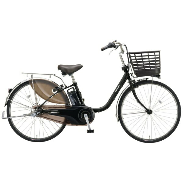 Panasonic｜パナソニック 電動アシスト自転車 ビビ・DX ViVi・DX マットオニキスブ...