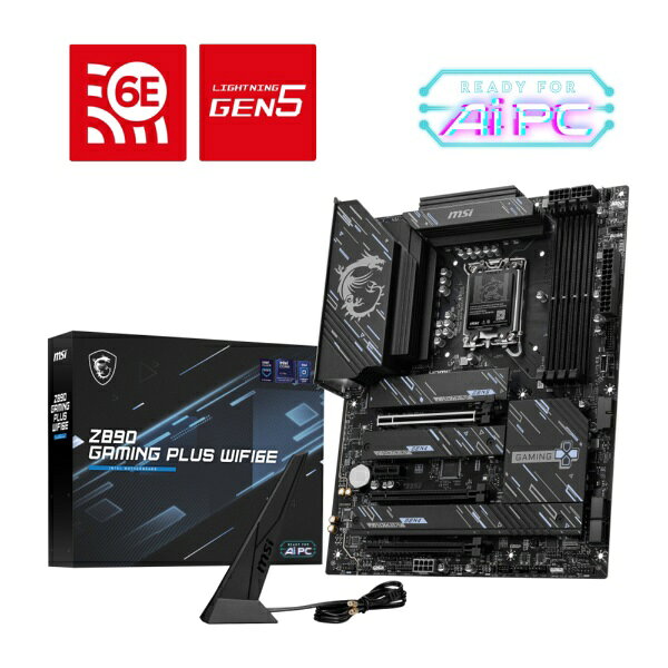 マザーボード「Z890 GAMING PLUS WIFI6E」