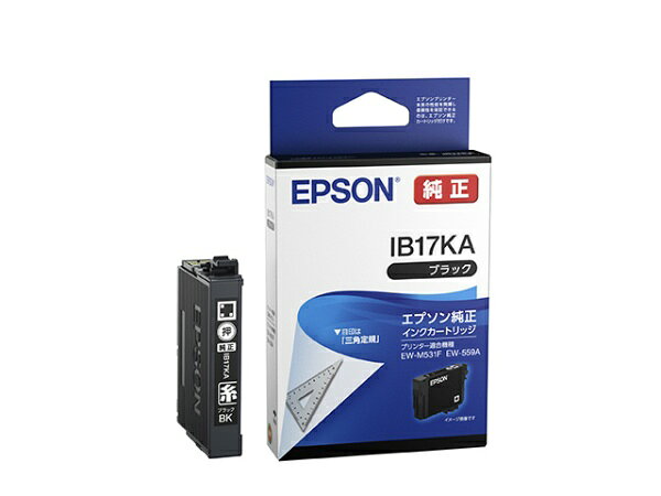 【2026年10月29日発売】 EPSON｜エプソン IB17KA 純正プリンターインク ブラック