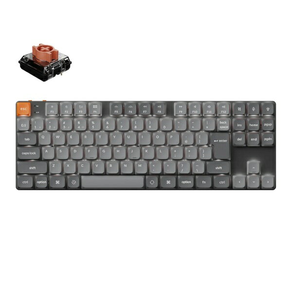 Keychron キーボード K1 Max White LED(静音赤軸) K1M-A6V-JIS