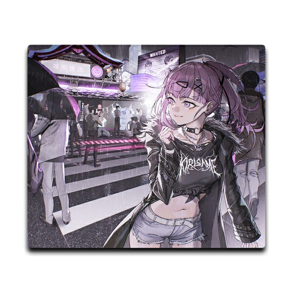 KIRISAME ゲーミングマウスパッド [490x420x2.6mm] ガラスマウスパッド Rein Night KIRISAME-REIN-NIGHT