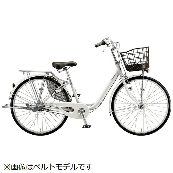 普段使いにぴったりのベーシックデザイン。■ふっかふかサドル　お尻が痛くなりにくい。■タフロードチューブガードタイヤ　チューブ摩耗によるパンクに強い。