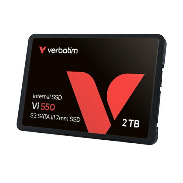 Verbatim（バーベイタム） Verbatim バーベイタム 内蔵SSD Vi 550 SATIA III 7mm2.5インチ 2TB_49354-J Verbatim（バーベイタム） [2TB /2.5インチ]