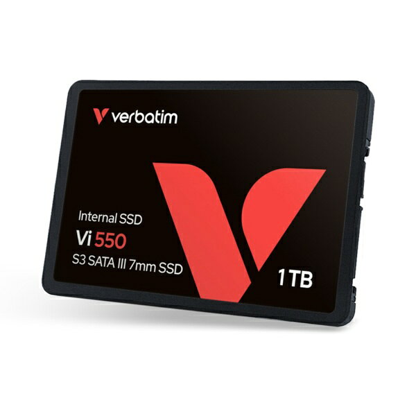 Verbatim（バーベイタム） Verbatim バーベイタム 内蔵SSD Vi 550 S3 SATIA III 7mm2.5インチ 1TB_49353-J Verbatim（バーベイタム） [1TB /2.5インチ]