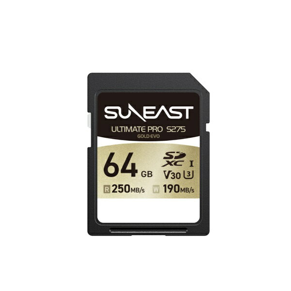 PCへのデータ取り込みをスピーディーに 最大読み出し速度250MB/s※の高速転送に対応。大量の写真や4K動画もPCへスピーディーに転送できます。 【4K動画対応】V30/U3で安定した記録をサポート V30/U3規格に対応し、4K動画撮影や高速連写など、高い書き込み速度が求められる撮影にも適しています。 水・衝撃・X線からデータを保護 防水・耐衝撃・耐X線のタフネス仕様。旅行先や屋外での撮影時も大切なデータをしっかり保護します。 長く使える安心設計 国内メーカーならではの厳格な品質管理と安心の5年間保証で、長期間安心してお使いいただけます。 ※最大転送速度は、DDR275モードに対応したカードリーダーおよび使用環境での測定値です。実際の速度はご使用の環境により異なります。