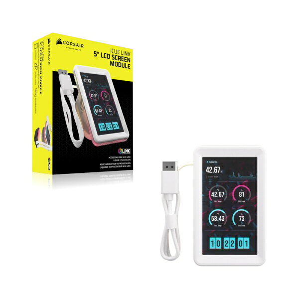 CORSAIR iCUE LINK 5inch LCD Screen Module White CW-9061044-WW