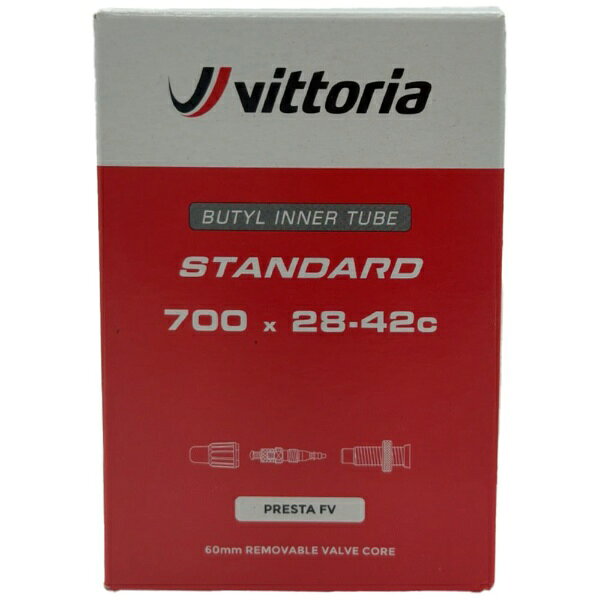 ビットリア｜Vittoria 自転車用チューブ STANDARDチューブ(700×28/42C)仏式60mm 1T...