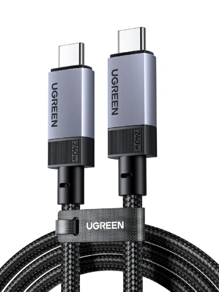 UGREEN Nexode USB-Cケーブル 240W■240W PD3.1 超急速充電48V/5Aに対応し、業界最高水準。iPhone 16を30分で60%、MacBook Pro M4を50%まで充電可能(PD3.1対応充電器が必要)。■4K 60Hz 映像出力DisplayPort Alt Mode対応で、最大3840×2160/60Hzの4Kモニターに接続可能。精細な画質とリアルな色彩を実現(DP Alt Mode対応デバイス必須)。■USB 3.2 Gen 2(10Gbps)高速データ転送10GBの4K動画をわずか8秒、1万枚の写真を1分で転送。外付けSSDや動画編集に最適。■E-Markerスマートチップ搭載で安全設計電圧・電流を動的に調整し、過熱を防止。56KΩ抵抗器がデバイスを放電から保護。■超耐久性ナイロン編み+アルミ合金ハウジング+金メッキコネクタで、10000回以上の折り曲げに耐える長寿命設計。■幅広い互換性・下位互換あり180W、140W、100W、60Wなど下位出力にも対応。iPhone、MacBook、Dell XPS、Galaxy、Pixel、Switch、USB-Cモニター、NVMe SSDなど、ほぼ全てのUSB-C機器で使用可。