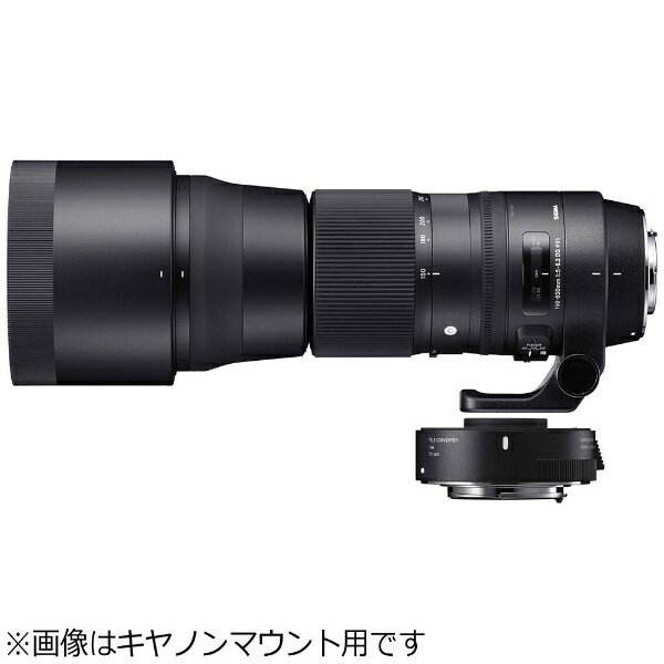 シグマ｜SIGMA カメラレンズ 150-600mm F5-6.3 DG OS HSM+TELECONVERTER TC-1401キット Contemporary ブラック [ニコンF /ズームレンズ][150600C+TC1401KIT]