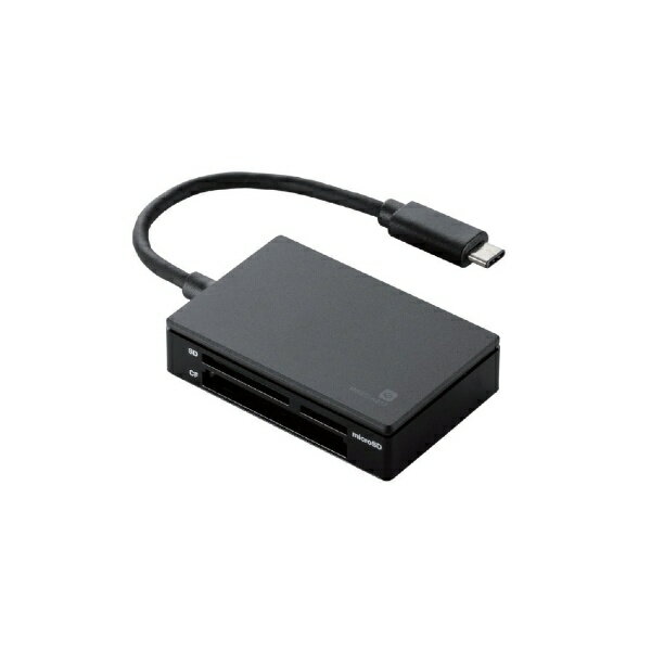 GR@ELECOM MR3C-AP010BK Type-CΉ }`J[h[_[EC^[ MR3C-AP010V[Y ubN [USB3.0][MR3CAP010BK]