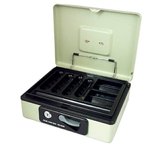 PLUS｜プラス CB-050G-LGY 手提金庫 M 12-862 エルグレー