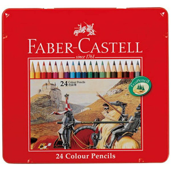 シヤチハタ｜Shachihata FABER-CASTELL(ファーバーカステル) 色鉛筆 24色セット TFC-CP/24C