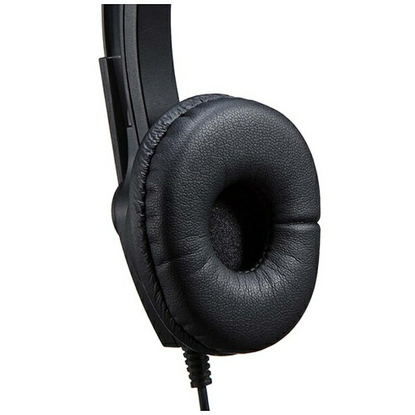 サンワサプライ｜SANWA SUPPLY ヘッドセット ブラック MM-HSU03BK [USB /片耳 /ヘッドバンドタイプ][MMHSU03BK]