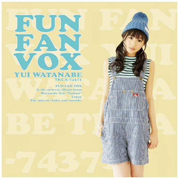 徳間ジャパンコミュニケーションズ｜Tokuma Japan Communications 渡部優衣/FUN FAN VOX 初回限定盤 【CD】 【代金引換配送不可】