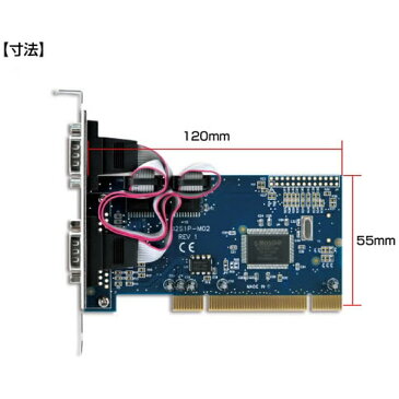 センチュリー　Century　Corporation ポートを増やしタイ シリアル2ポートPCI接続インターフェイスカード (CIF-S2PCI)