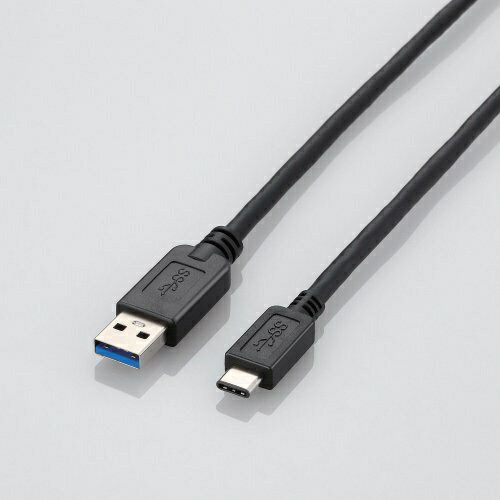 GRbELECOM USB3-AC20BK@USB3.1P[u(A-TypeC/2.0m) rb_ cable_cpn 