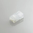 エレコム｜ELECOM LD-RJ45T10/T ツメの折れないLANコネクタ (Cat5e単線ケーブル対応/10個入り)