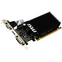 MSI｜エムエスアイ グラフィックボード NVIDIA GeForce GT 710搭載 PCI-Express　MSI GT 710 2GD3H LP［2GB/GeForce GTシリーズ］ 