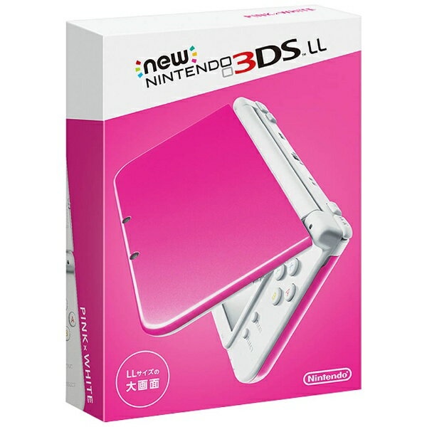 【送料無料】　任天堂　Newニンテンドー3DS　LL　ピンク×ホワイト　[ゲーム機本体]