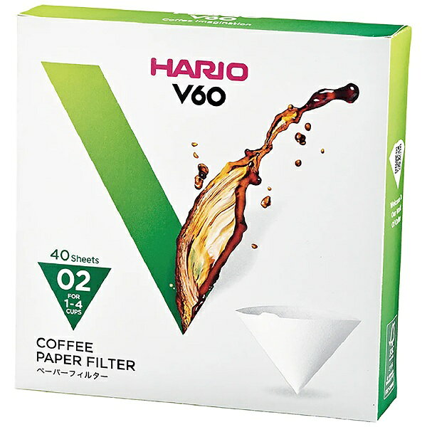 ハリオ｜HARIO V60用ペーパーフィルター02 W 40枚 ホワイト VCF-02-40W[VCF0240W] biccamera-11298836 楽天ビック(ビックカメラ×楽天) サンプル画像2