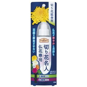 アース製薬｜Earth 切り花名人 仏花専用 100ml 〔仏具用品〕